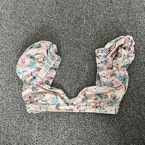 Weworewhat pink floral bikini